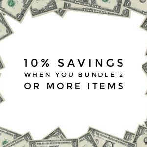 Bundle 2 items save 10%